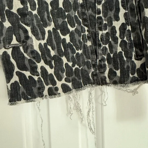 Mother Denim Animal Print Jacket Size Small - Picture 4 of 5